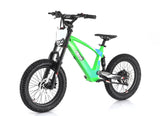 REVVI 18" ELECTRIC KIDS BIKE - GREEN