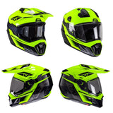 Leatt 8.5 Adventure Helmet & Goggles Hi Viz