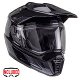 Leatt 8.5 Adventure Helmet & Goggles Black