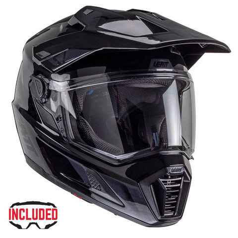 Leatt 8.5 Adventure Helmet & Goggles Black