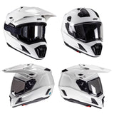 Leatt 8.5 Adventure Helmet & Goggles White