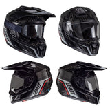 Leatt 9.5 Carbon Adventure Helmet & Goggles Black