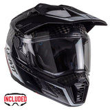 Leatt 9.5 Carbon Adventure Helmet & Goggles Black