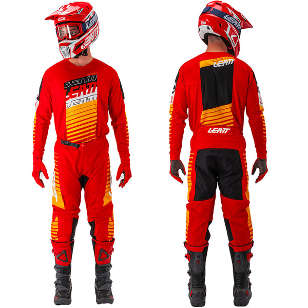 2025 Leatt 3 5 Ride Kit Combo Red At Motocross