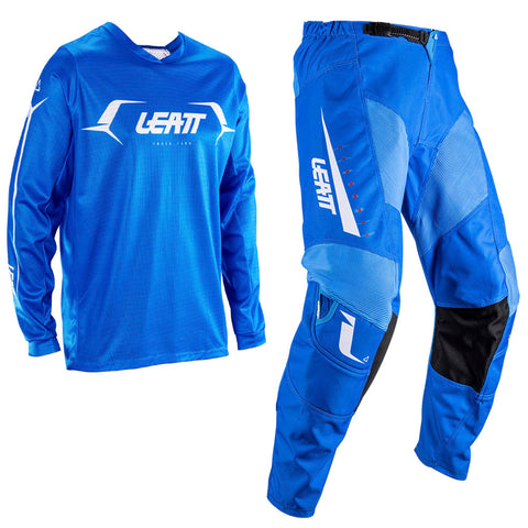 2026 Leatt 3.5 Pant and Shirt Kit Combo Blue