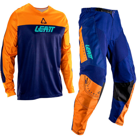 2026 Leatt 3.5 Pant and Shirt Kit Combo Orange