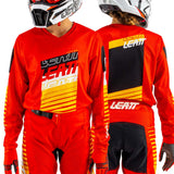 2025 Leatt 3.5 Pant and Jersey Kit Mini Red