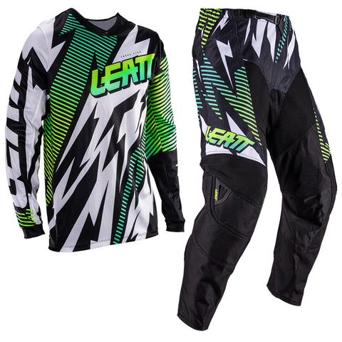 2026 Leatt 3.5 Kids Mini Pant and Jersey Kit Combo Storm Blue