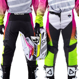 2026 Leatt 3.5 Youth Pant and Jersey Kit Combo Retro Pink