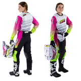 2026 Leatt 3.5 Youth Pant and Jersey Kit Combo Retro Pink