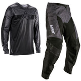 2026 Leatt 3.5 Youth Pant and Jersey Kit Combo Stealth Black