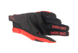 Alpinestars Youth Radar Gloves Mars Red Silver