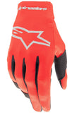 Alpinestars Youth Radar Gloves Mars Red Silver