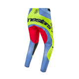 Alpinestars Techstar Ocuri Pants Light Blue Yellow Fluo Red Berry