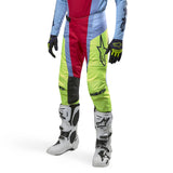 Alpinestars Techstar Ocuri Light Blue Yellow Fluo Red Berry Combo