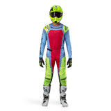 Alpinestars Techstar Ocuri Light Blue Yellow Fluo Red Berry Combo