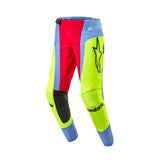 Alpinestars Techstar Ocuri Light Blue Yellow Fluo Red Berry Combo