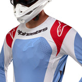 Alpinestars Techstar Ocuri Light Blue Mars Red White Combo