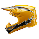 Alpinestars Helmet Supertech SM10 Ampress Black Yellow Glossy