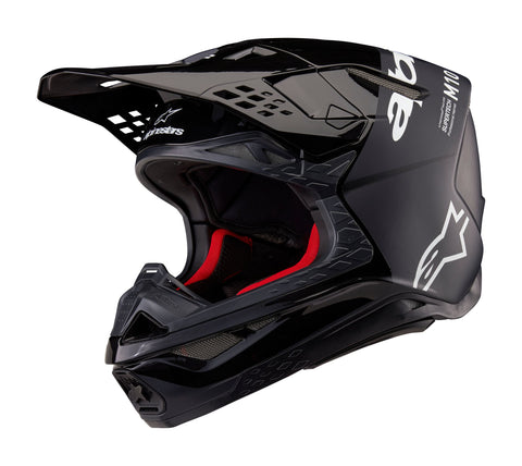 Alpinestars Helmet Supertech SM10 Flood Black Dark Gray Matt Glossy