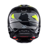 Alpinestars Helmet SM5 Rover Dark Gray Yellow Fluo Glossy