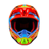 Alpinestars Helmet SM5 Action Orange Fluo Cyan Yellow Fluo Glossy