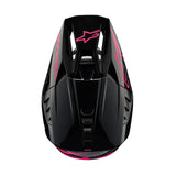 Alpinestars Helmet SM5 Corp Black Diva Pink Glossy