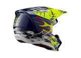 Alpinestars Helmet SM5 Rash Night Navy Yellow Fluo Glossy
