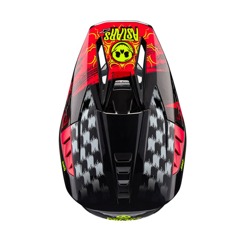 Alpinestars Helmet SM5 Rash Dark Gray Bright Red Glossy – AT Motocross