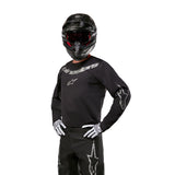 Alpinestars Fluid Graphite Jersey Black Dark Grey