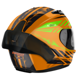 Nolan N60-6 Sport Hot Foot Led Orange Motorcycle Helmet