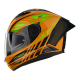 Nolan N60-6 Sport Hot Foot Led Orange Motorcycle Helmet