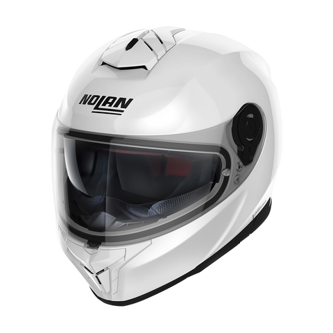 Nolan N80-8 Classic Metal White Motorcycle Helmet