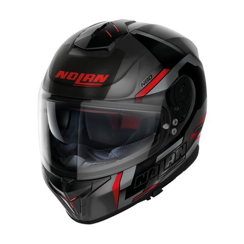 Nolan N80-8 Wanted Lava Red Motorcycle Helmet