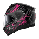 Nolan N80-8 Turbulence Black Pink Motorcycle Helmet