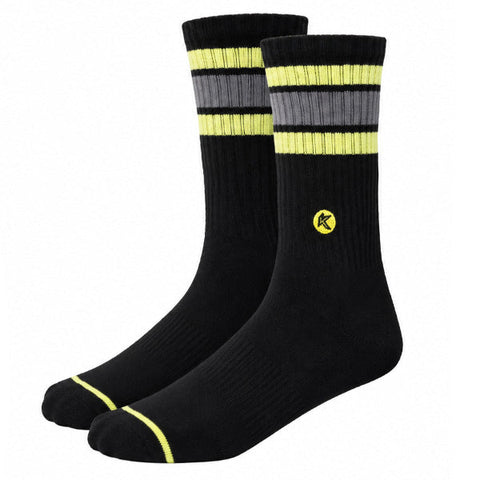 Kecks Crew Sock Neon White 