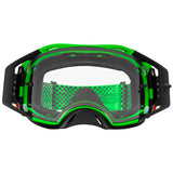 Oakley Airbrake Goggles Moto Green Clear Lens