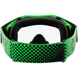 Oakley Airbrake Goggles Moto Green Clear Lens