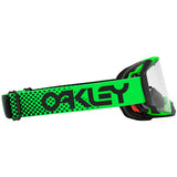 Oakley Airbrake Goggles Moto Green Clear Lens