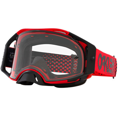 Oakley Airbrake Goggles Moto Red Clear Lens