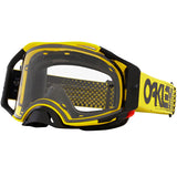 Oakley Airbrake Goggles Moto Yellow Clear Lens