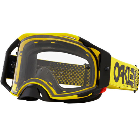 Oakley Airbrake Goggles Moto Yellow Clear Lens