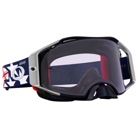 Oakley Airbrake TLD Goggles RWB Wings Prizm MX Low Light Lens