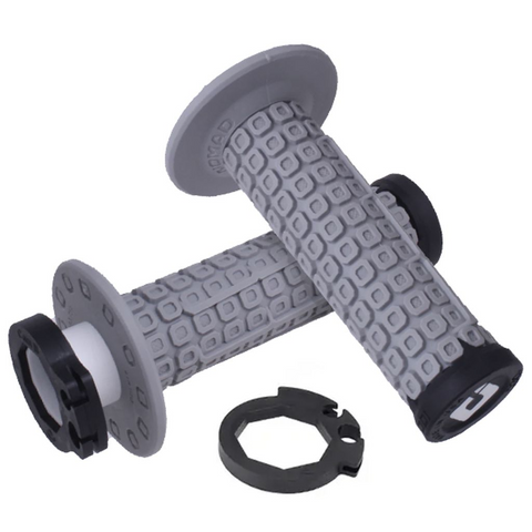 ODI Nomad Lock On Motocross Grips - Grey Black