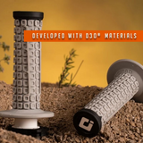 ODI Nomad Lock On Motocross Grips - Black White
