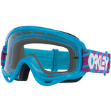 Oakley O Frame Blue Bolts Goggle Clear Lens