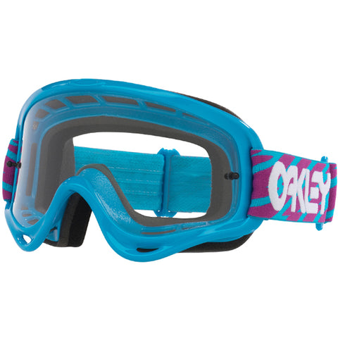 Oakley O Frame Blue Bolts Goggle Clear Lens