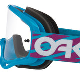 Oakley O Frame Blue Bolts Goggle Clear Lens