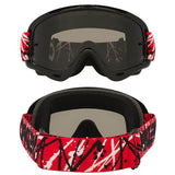Oakley O Frame Eddie Red Goggle Dark Grey Lens