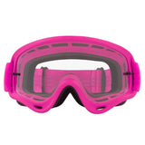 Oakley O Frame Moto Pink Goggle Clear Lens